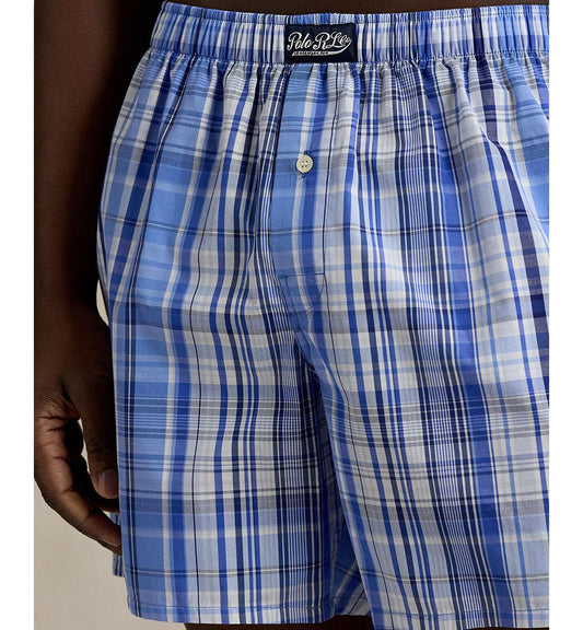 Men's Plaid Woven Boxer Briefs