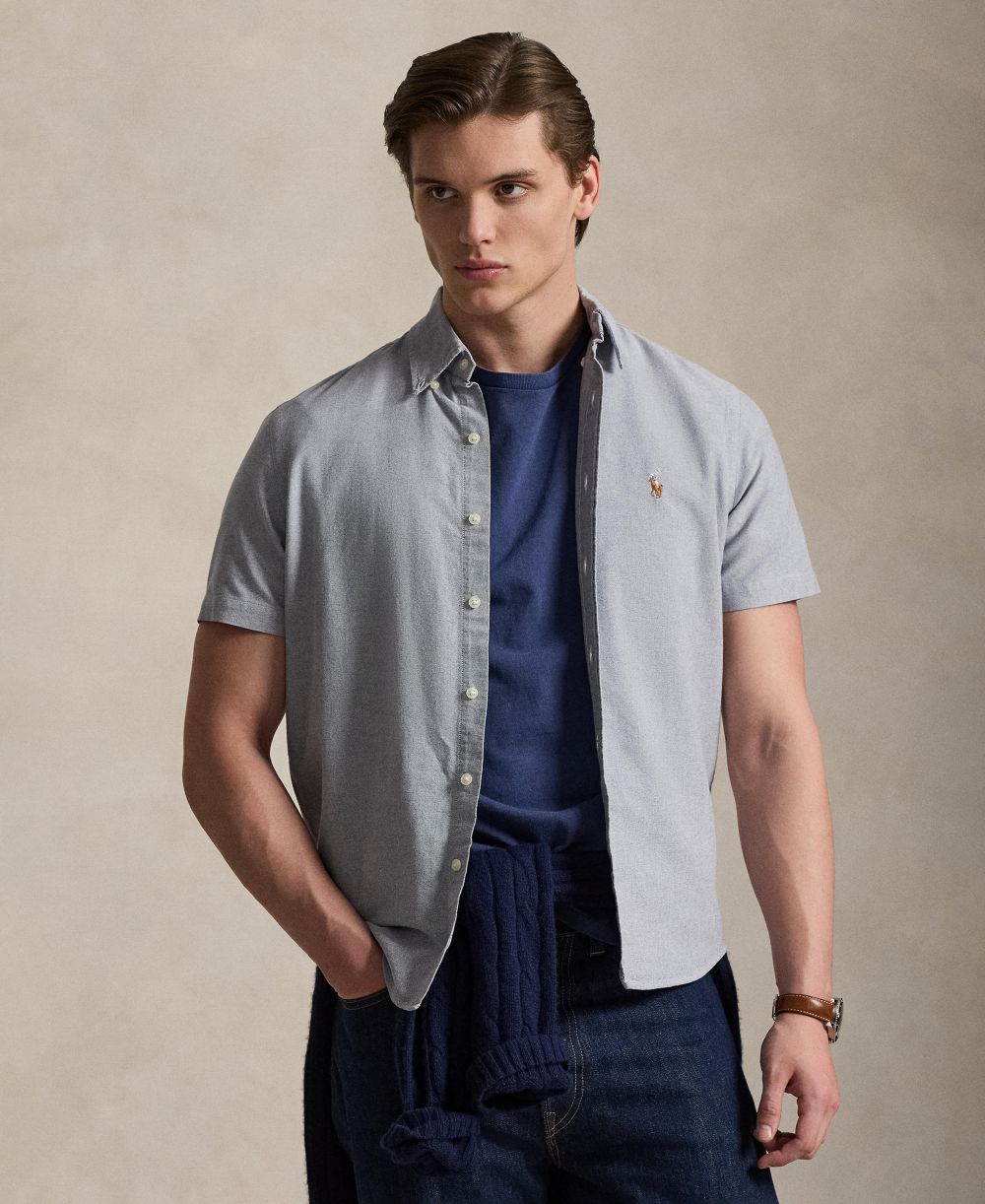 Men's Classic-Fit Short-Sleeve Oxford Shirt