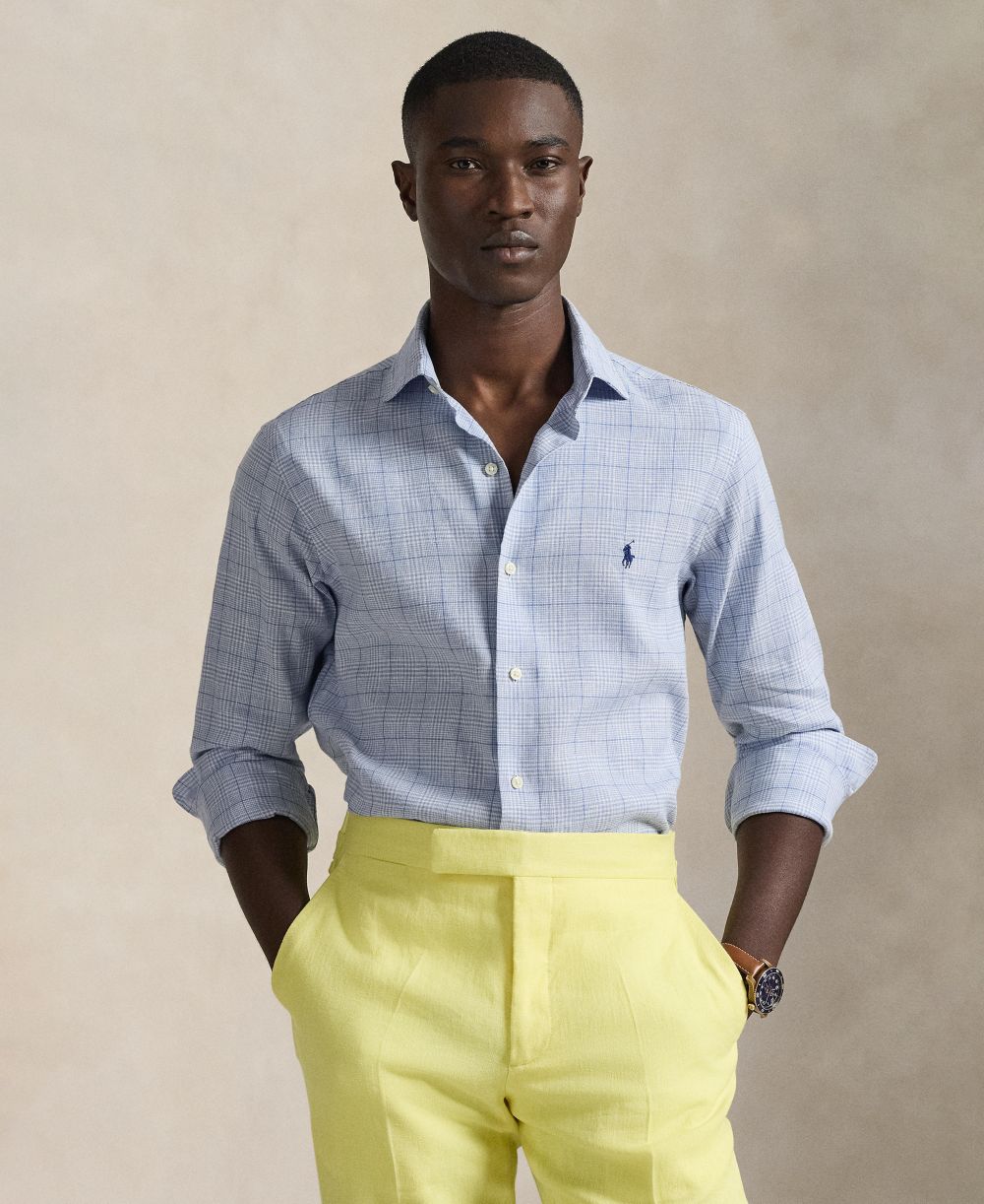 Men's Classic-Fit Checkered Shirt