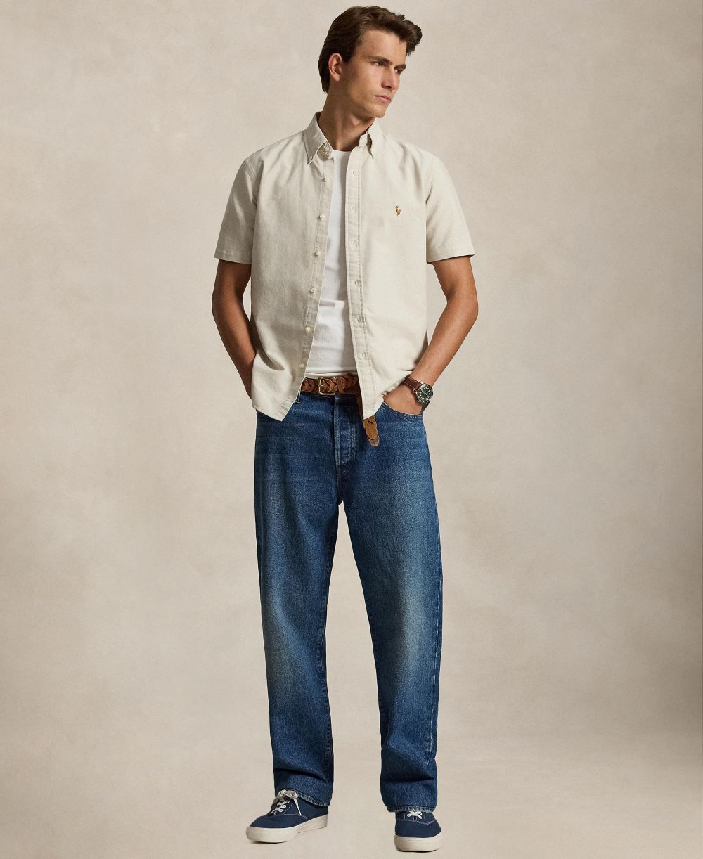 Men's Classic-Fit Short-Sleeve Oxford Shirt