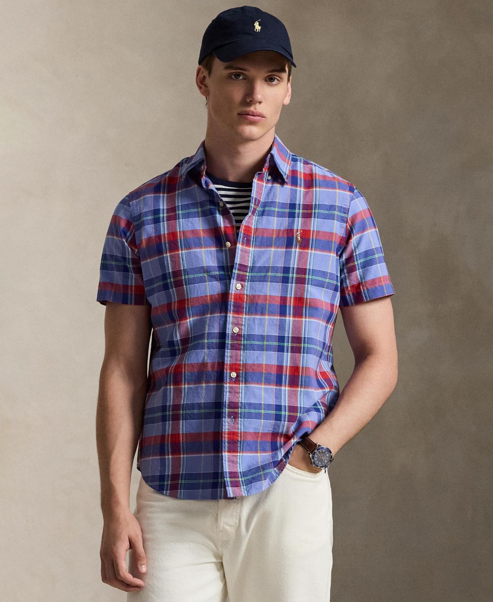Men's Classic-Fit Short-Sleeve Oxford Shirt
