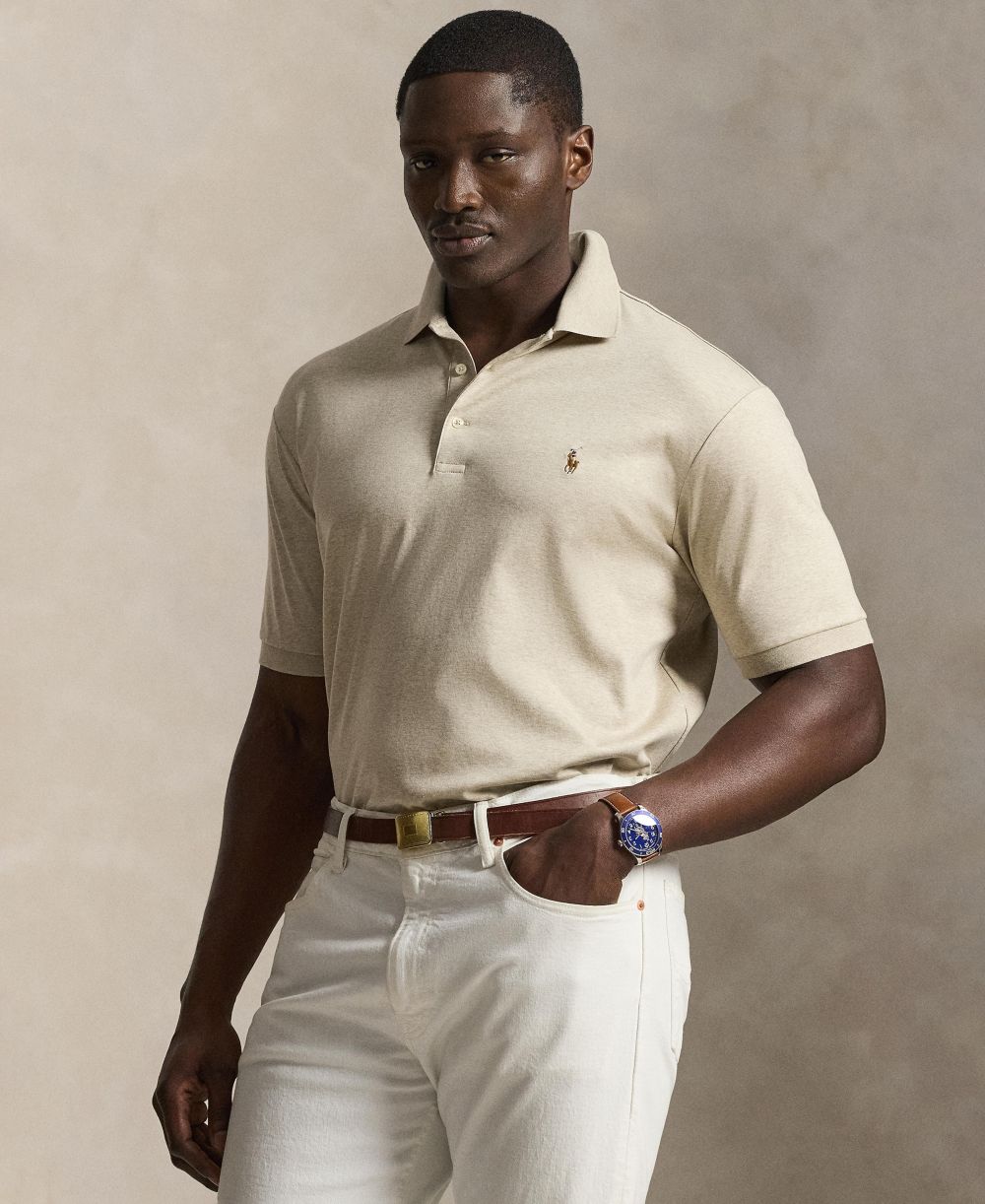 Men's Big & Tall Solid Polo Shirt