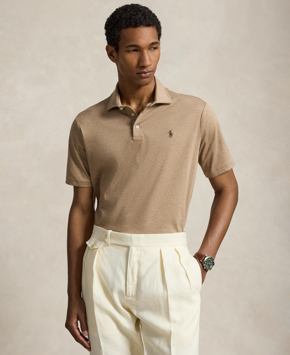 Classic Fit Soft Cotton Polo Shirt