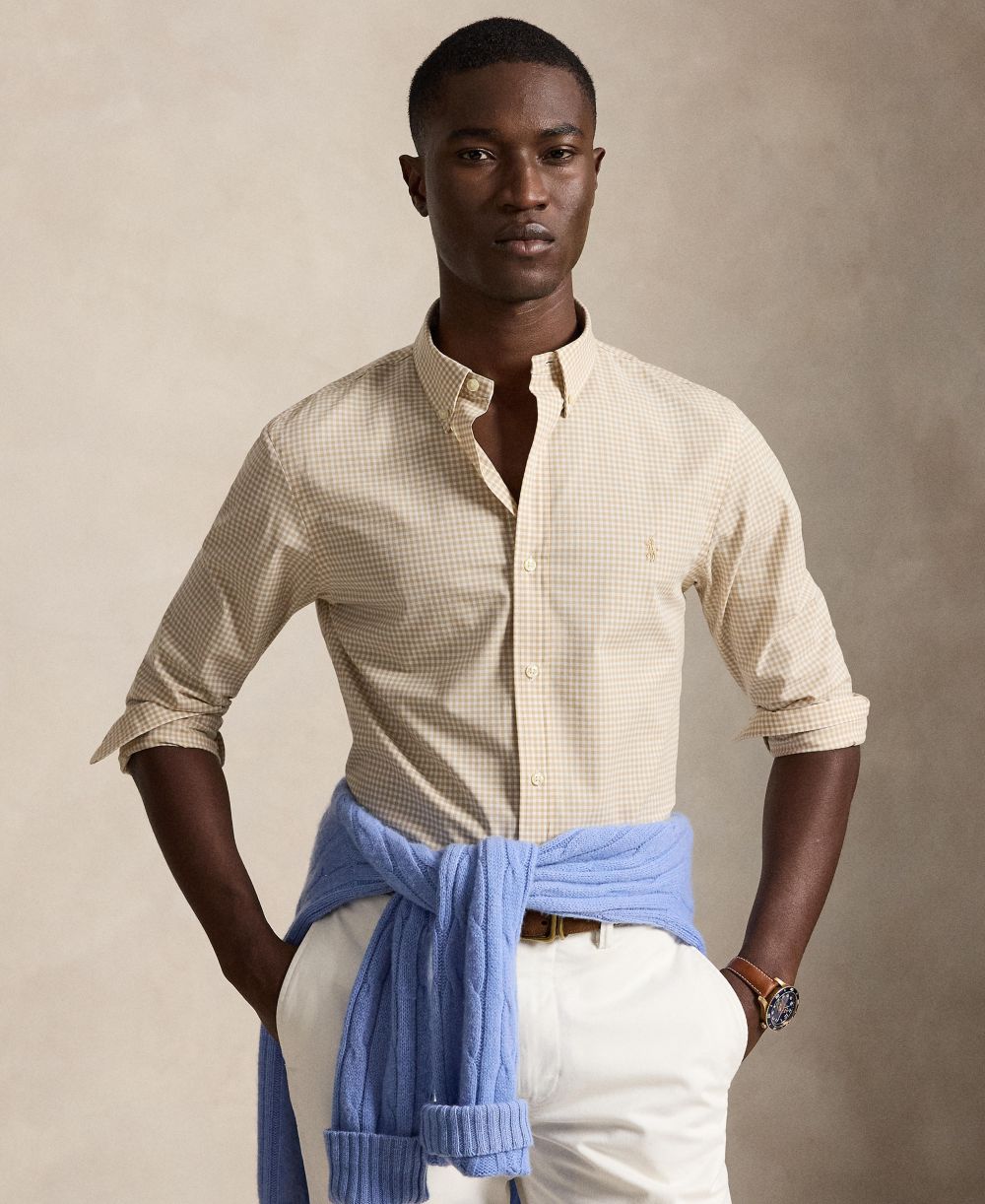 Men's Slim-Fit Stretch Shirt