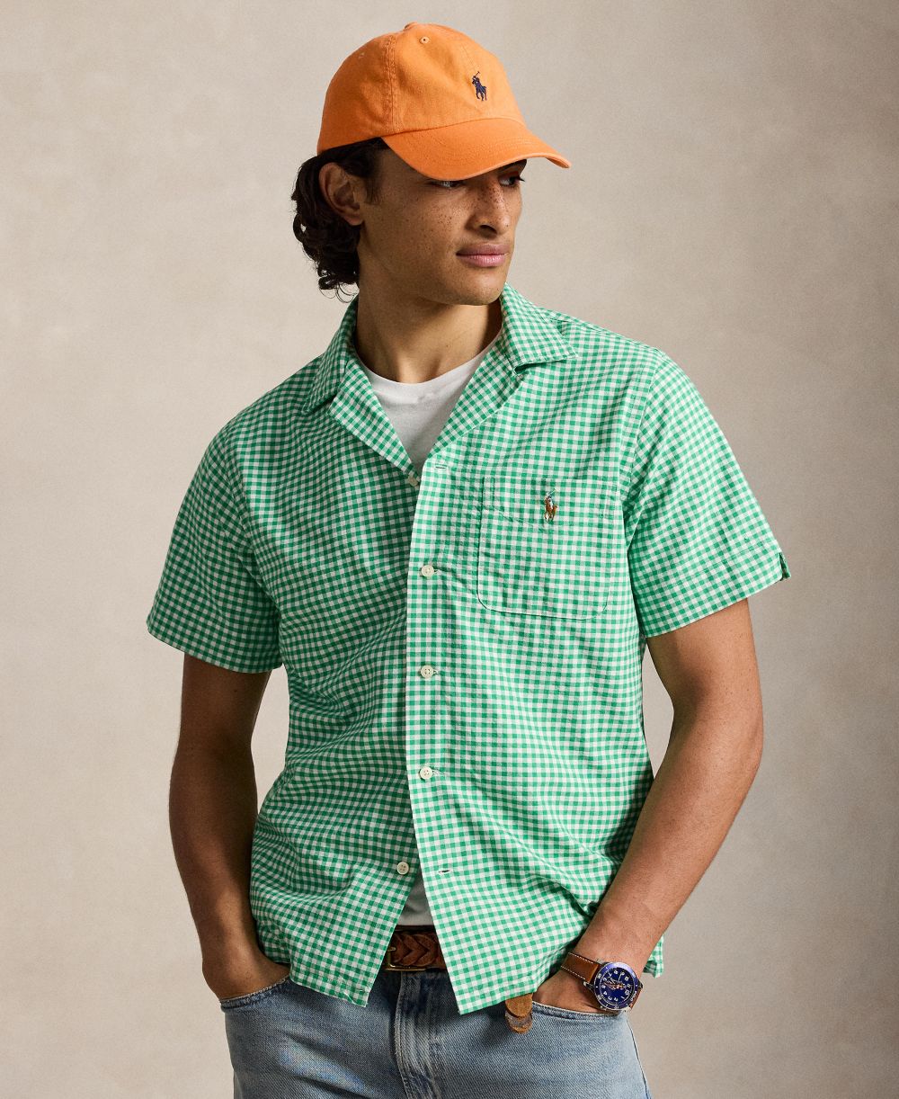 Men's Classic-Fit Short-Sleeve Oxford Shirt