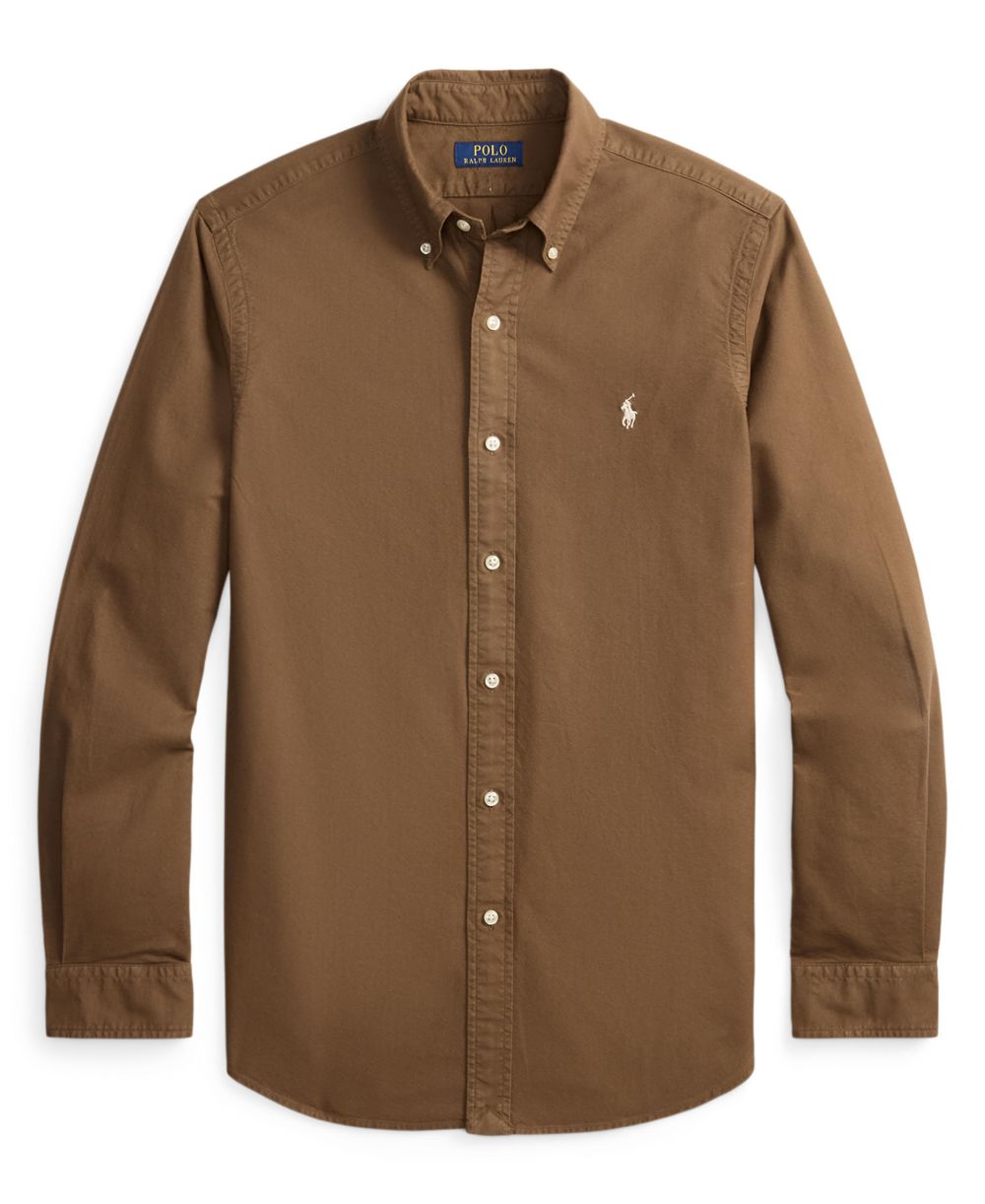 Men's Classic Fit Plaid Brushed Oxford Shirt
