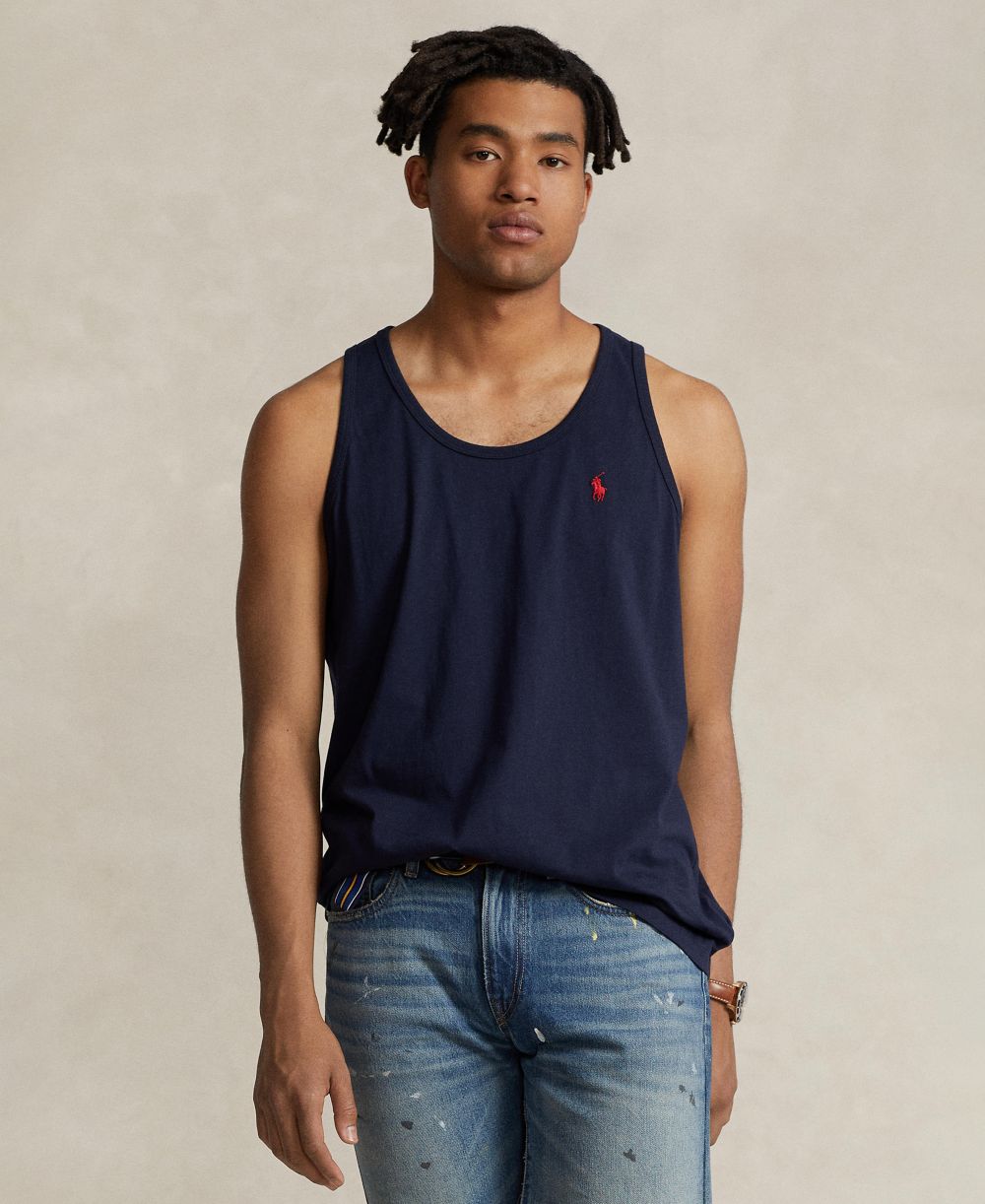 Men's Washed Jersey Tank Top