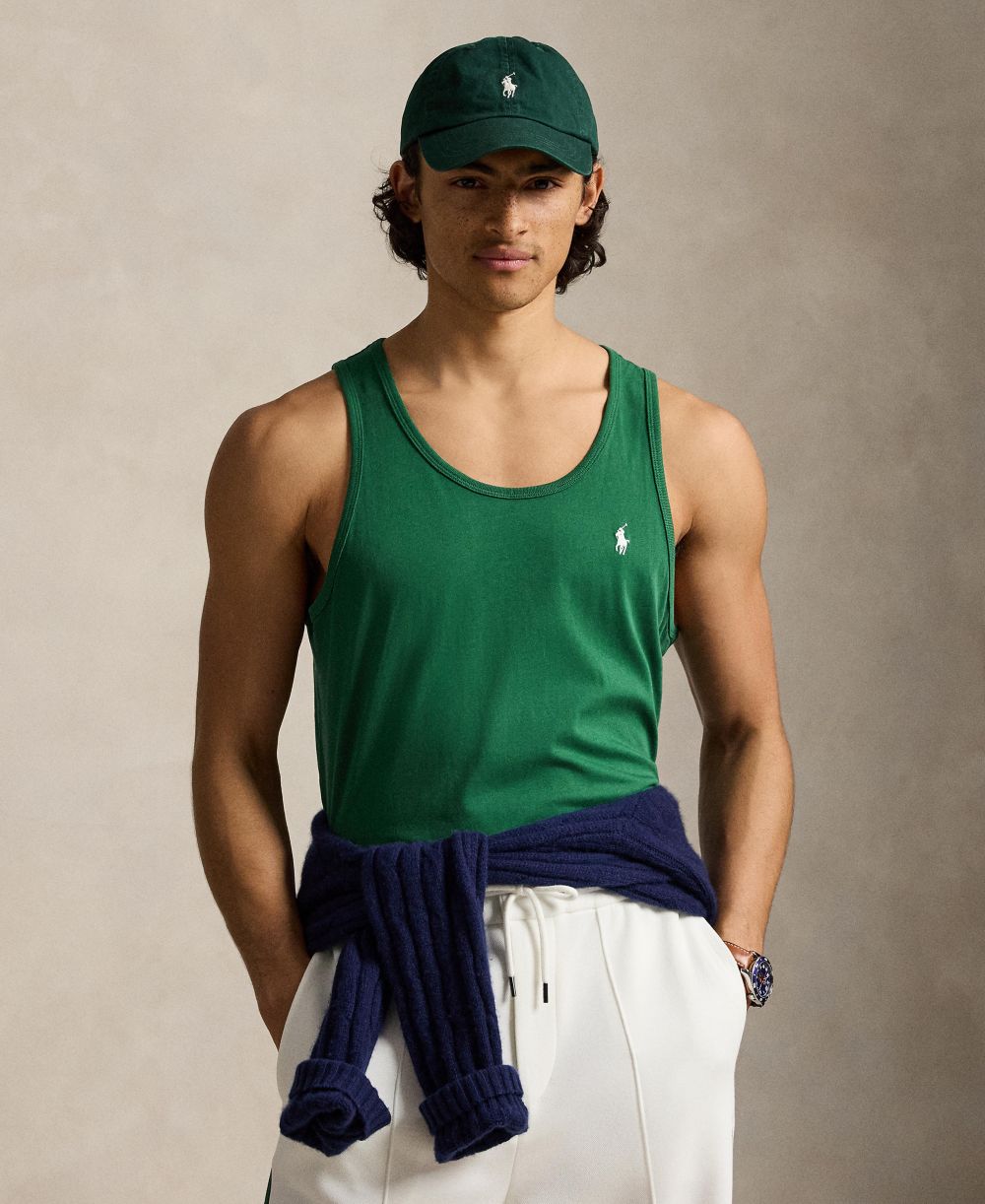 Men's Washed Jersey Tank Top