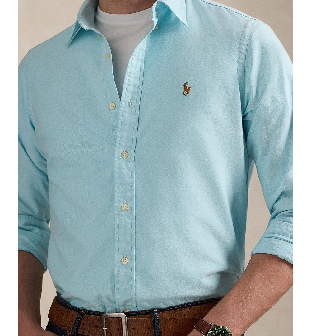 Men's Classic Fit Plaid Brushed Oxford Shirt