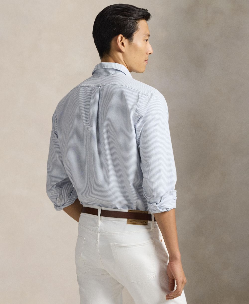 Men's Classic Fit Plaid Brushed Oxford Shirt