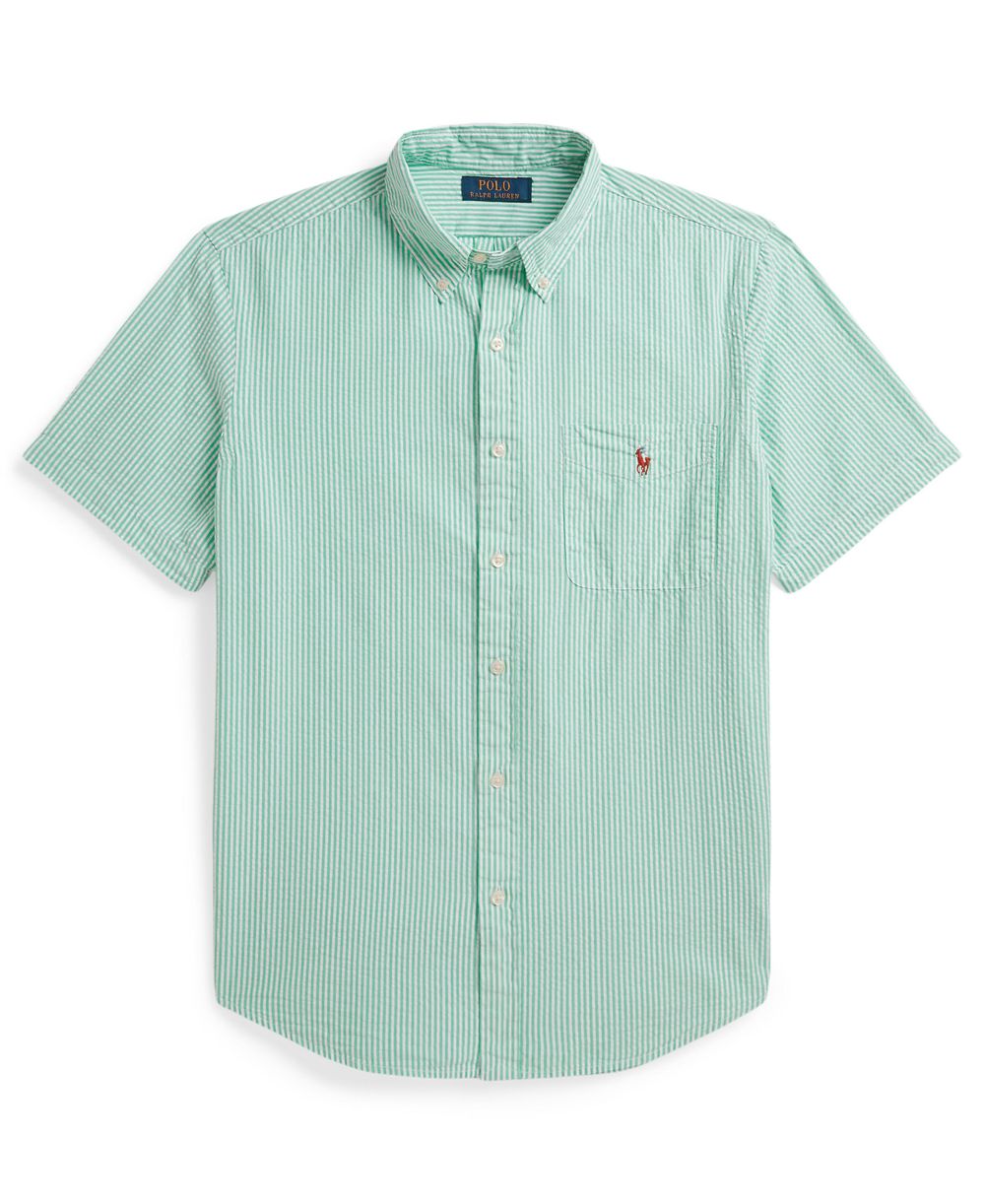 Men's RL Prepster Classic-Fit Seersucker Shirt
