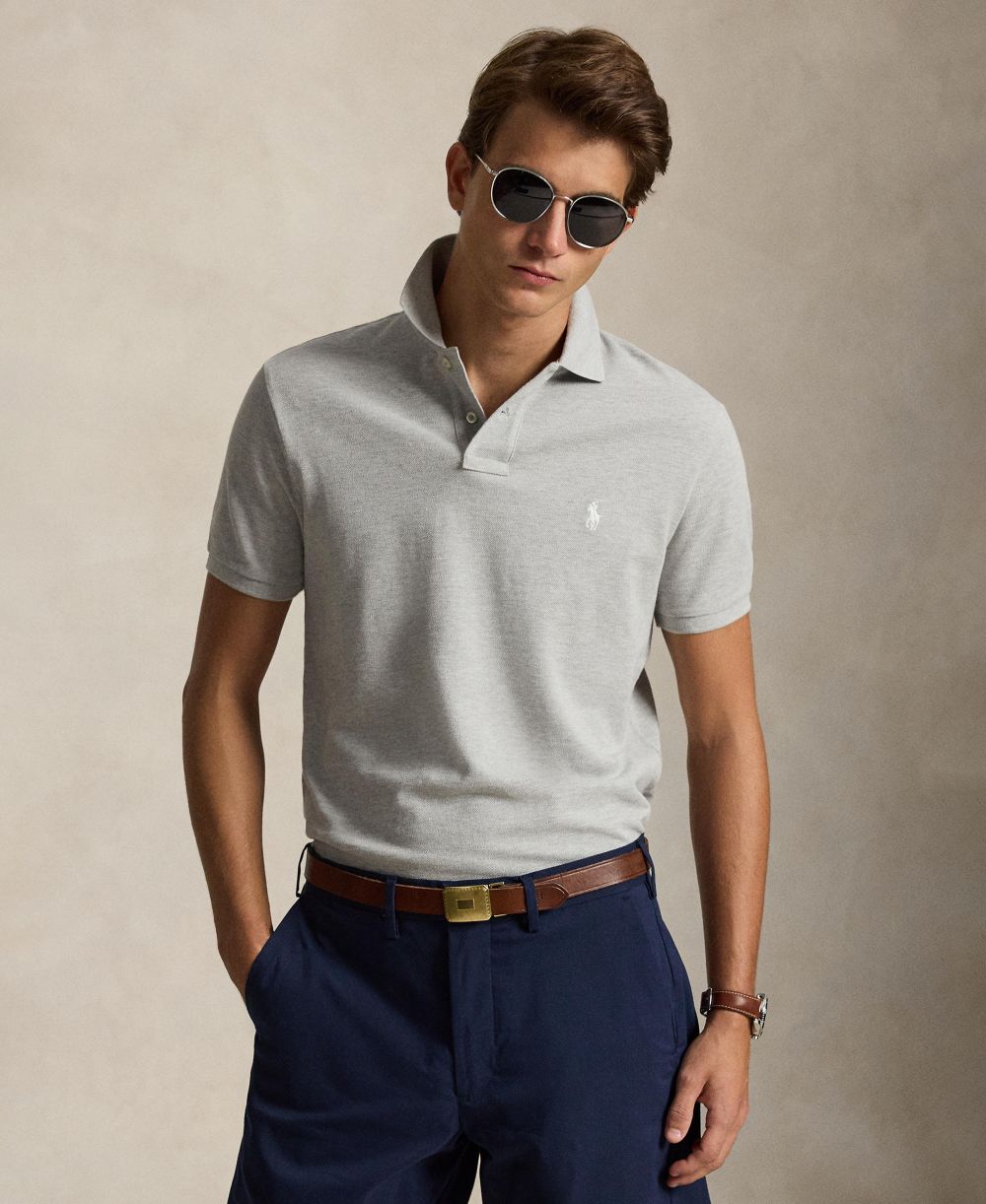 Men's Classic-Fit Mesh Polo Shirt
