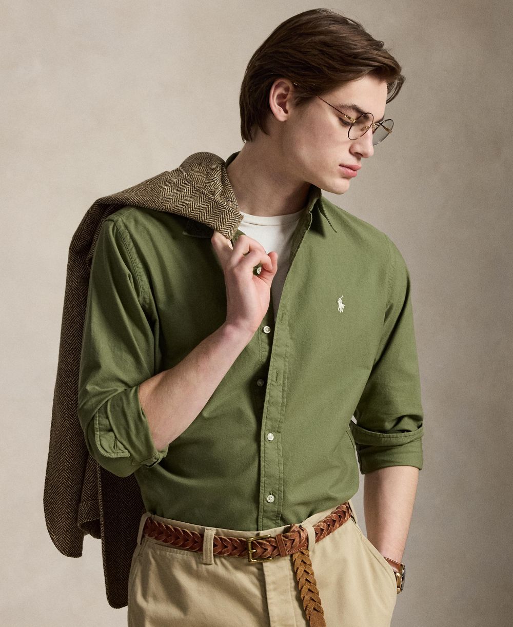 Men's Garment-Dyed Oxford Shirt
