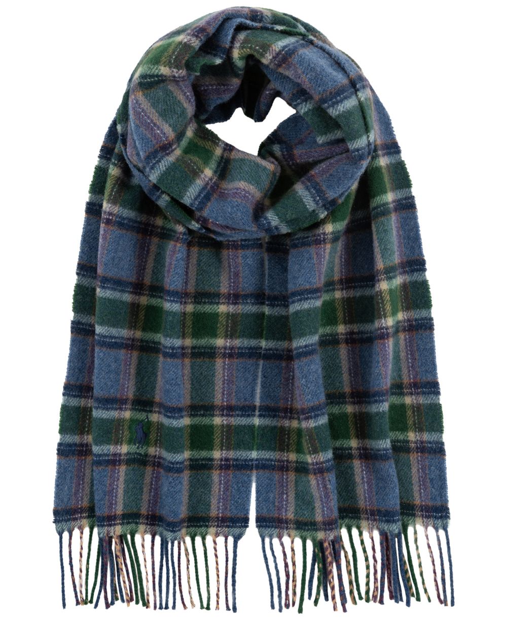 Men's Woolen Plaid Scarf