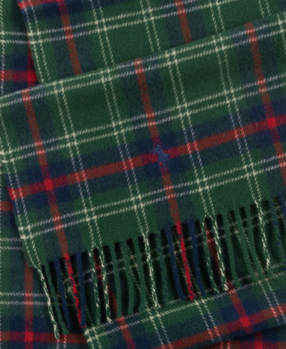 Men's Woolen Plaid Scarf