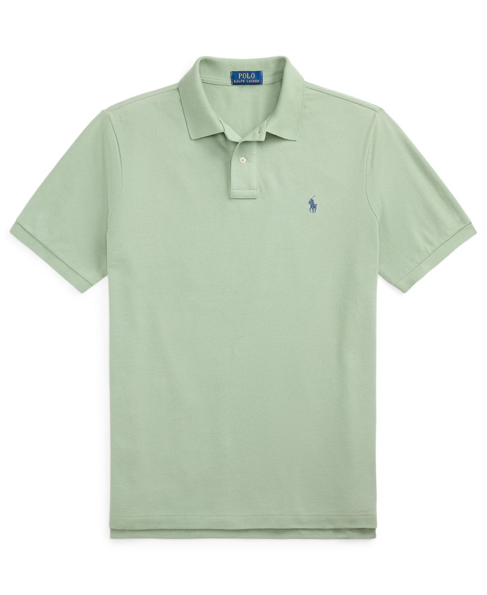 Men's Custom Slim-Fit Mesh Polo Shirt