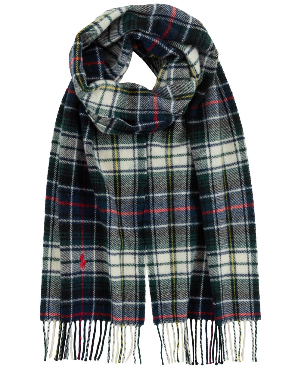 Men's Woolen Plaid Scarf