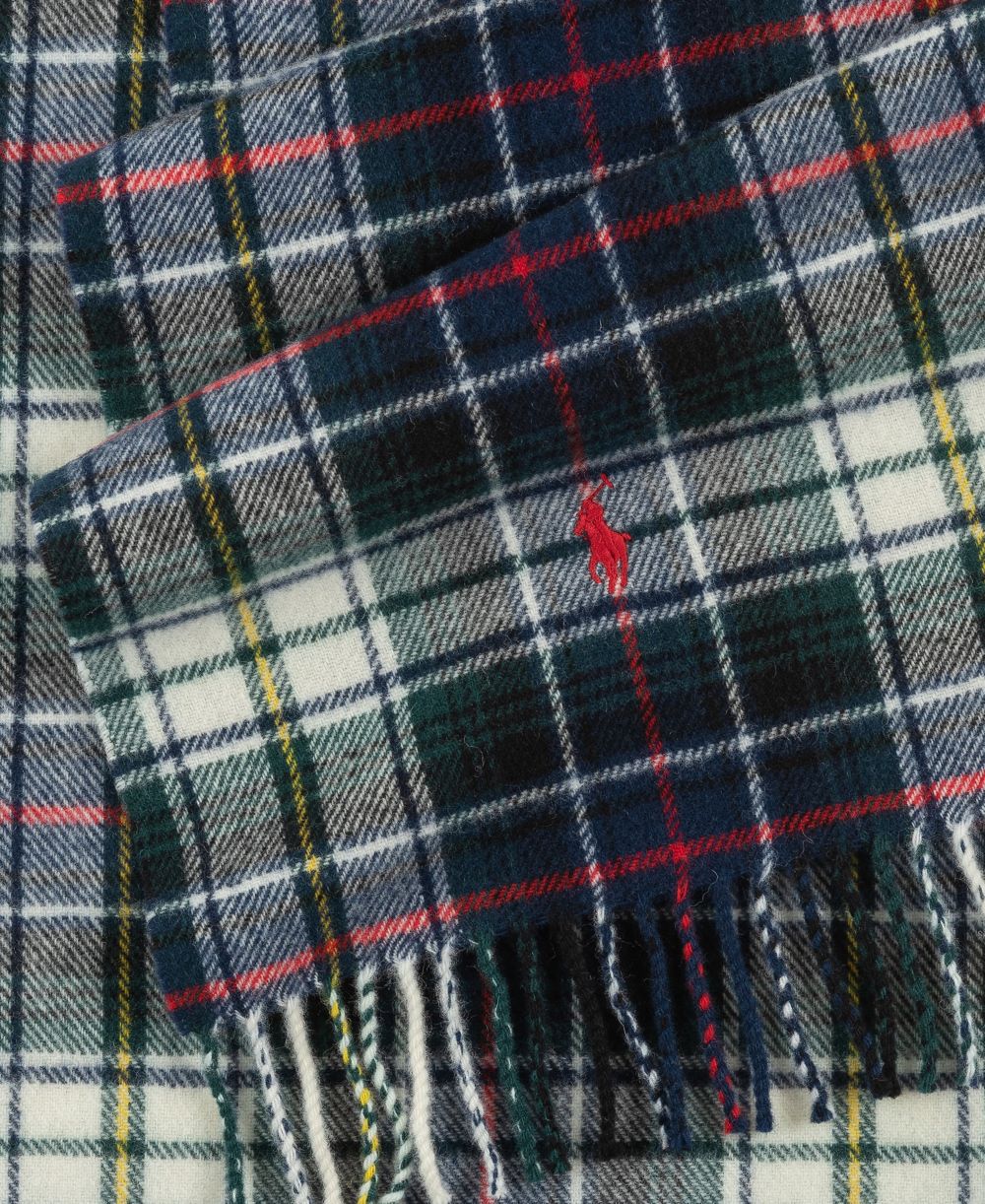 Men's Woolen Plaid Scarf