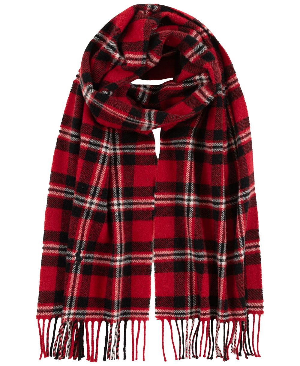 Men's Woolen Plaid Scarf