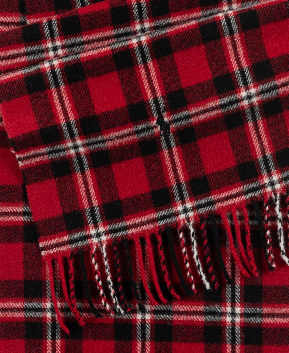 Men's Woolen Plaid Scarf