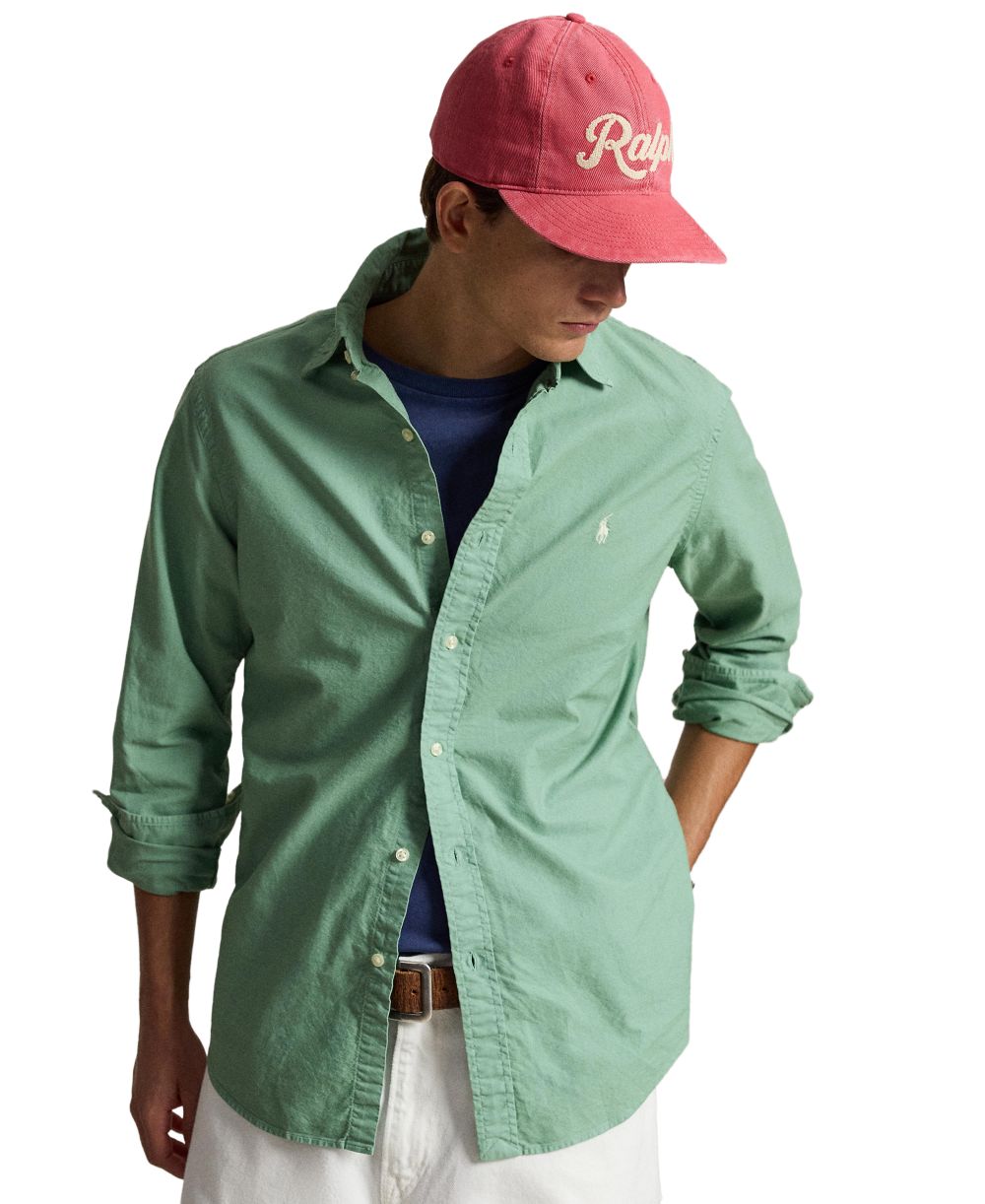 Men's Classic Fit Plaid Brushed Oxford Shirt