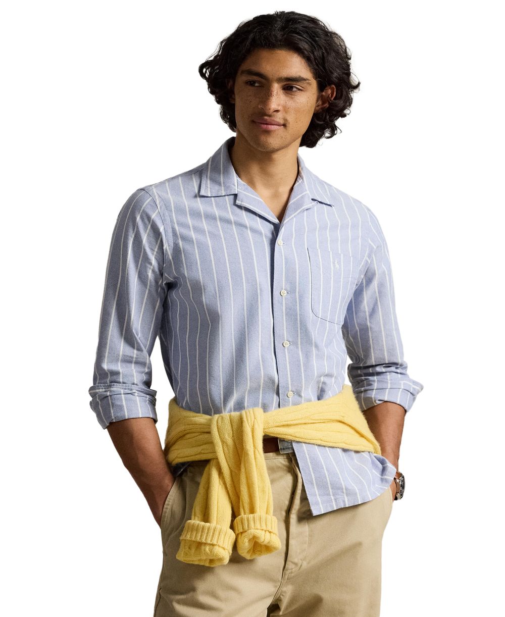 Men's Classic Fit Plaid Brushed Oxford Shirt