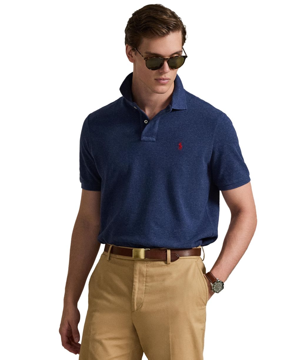 Men's Classic-Fit Mesh Polo Shirt