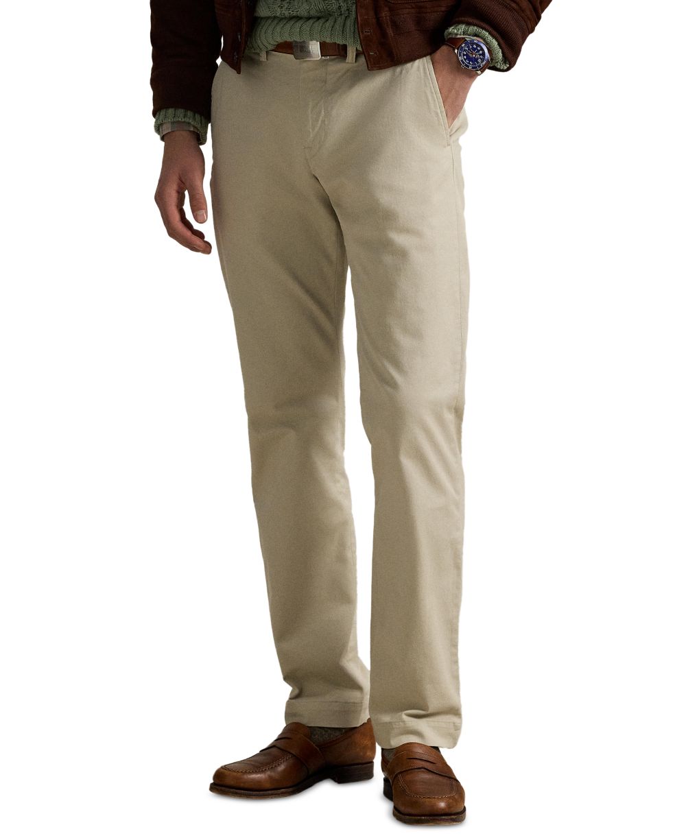 Men's Straight-Fit Stretch Chino Pants