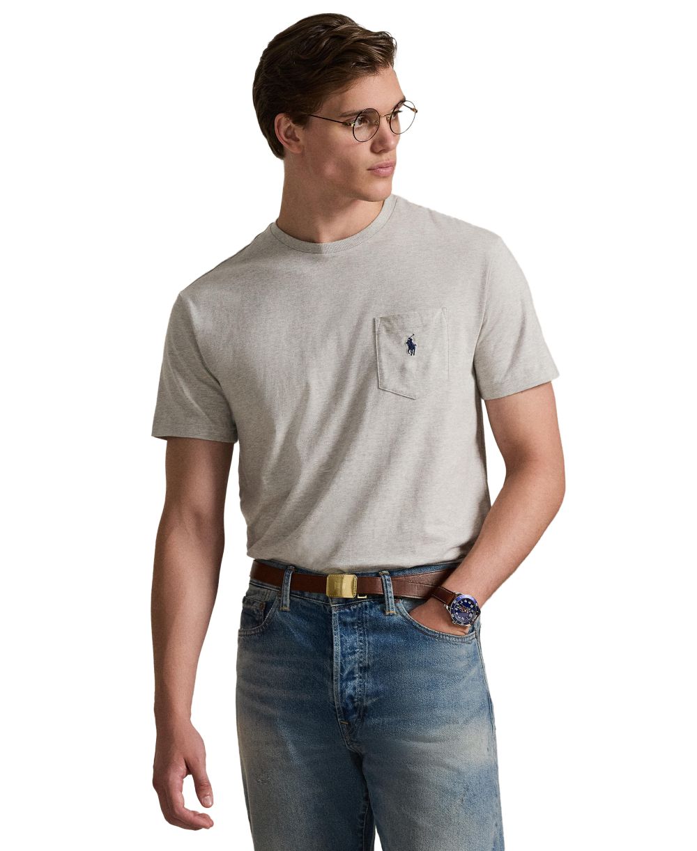 Men's Classic-Fit Crewneck Pocket T-Shirt