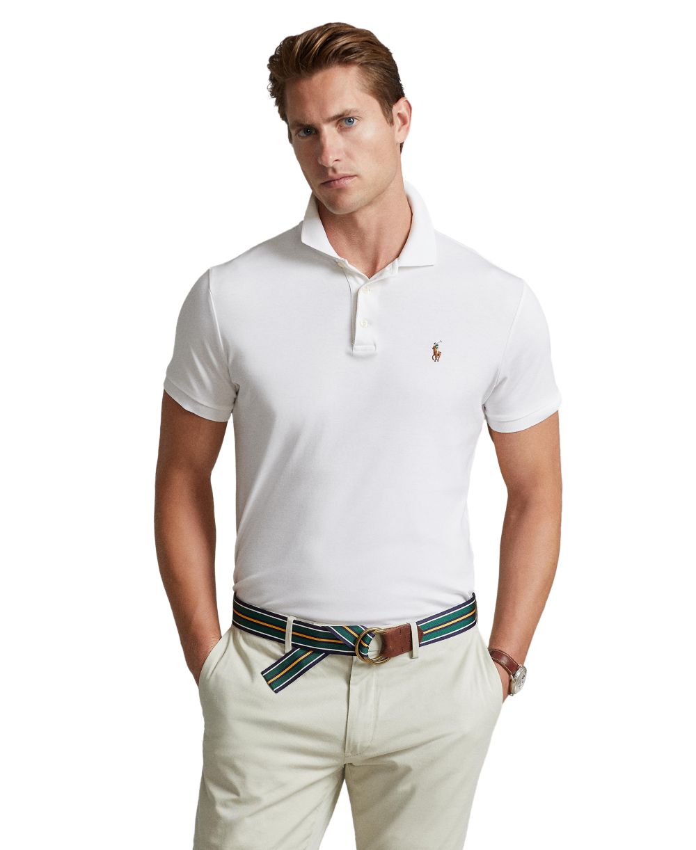 Men’s Slim-Fit Soft Cotton Polo Shirt