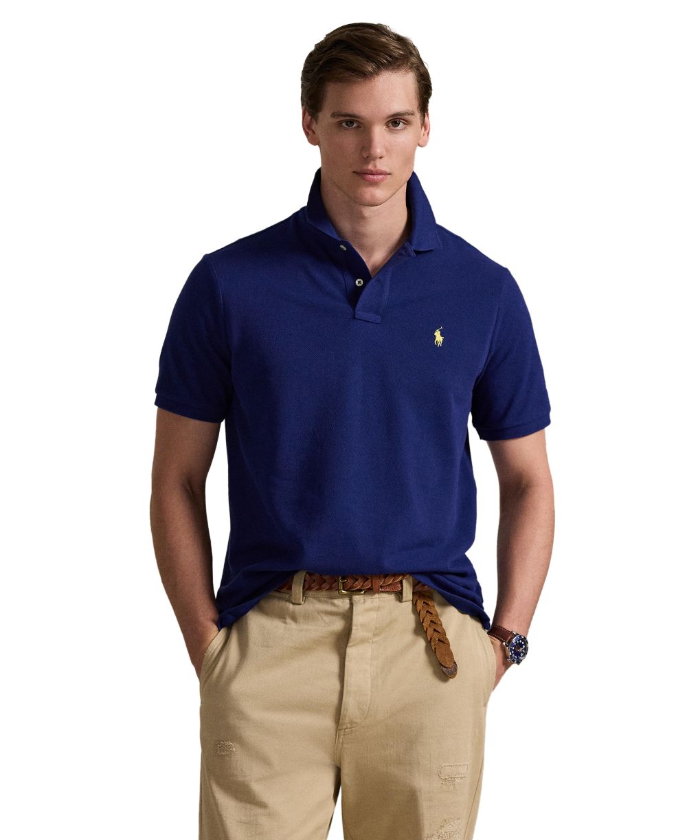 Men's Classic-Fit Mesh Polo Shirt