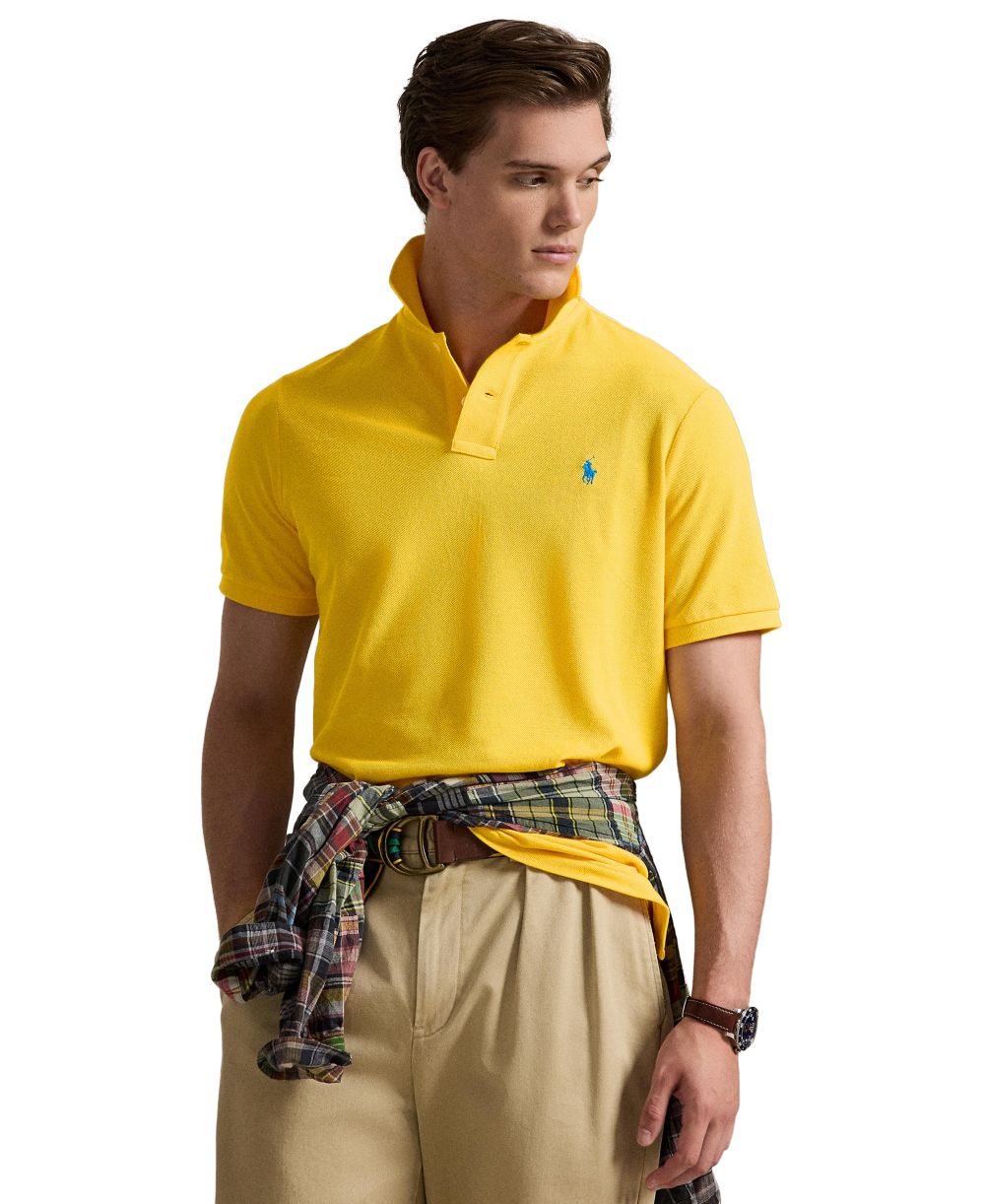 Men's Classic-Fit Mesh Polo Shirt