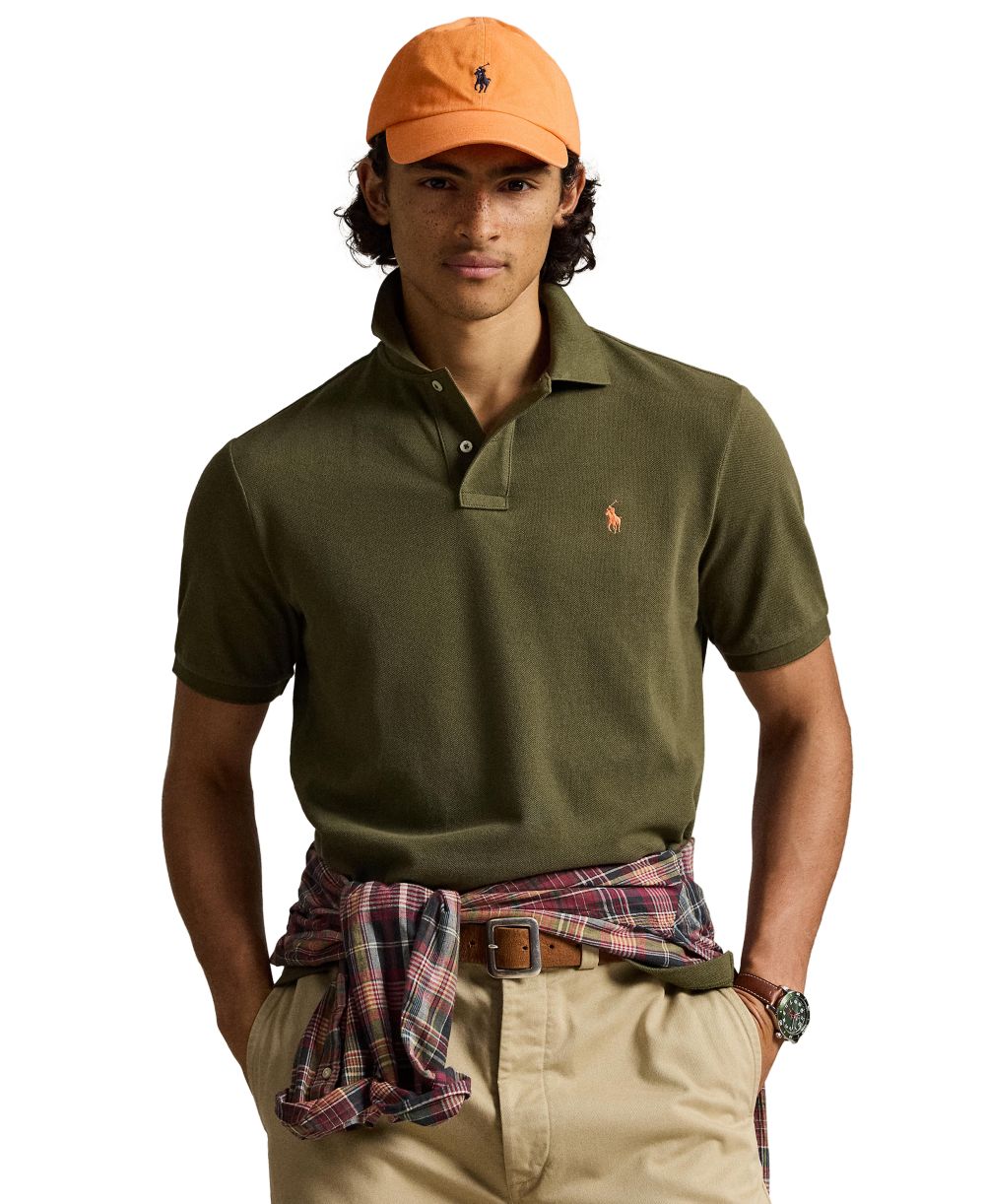Men's Classic-Fit Mesh Polo Shirt