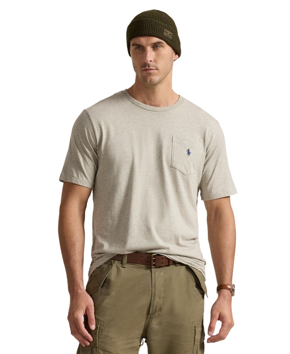 Men's Big & Tall Crew-Neck Pocket T-Shirt