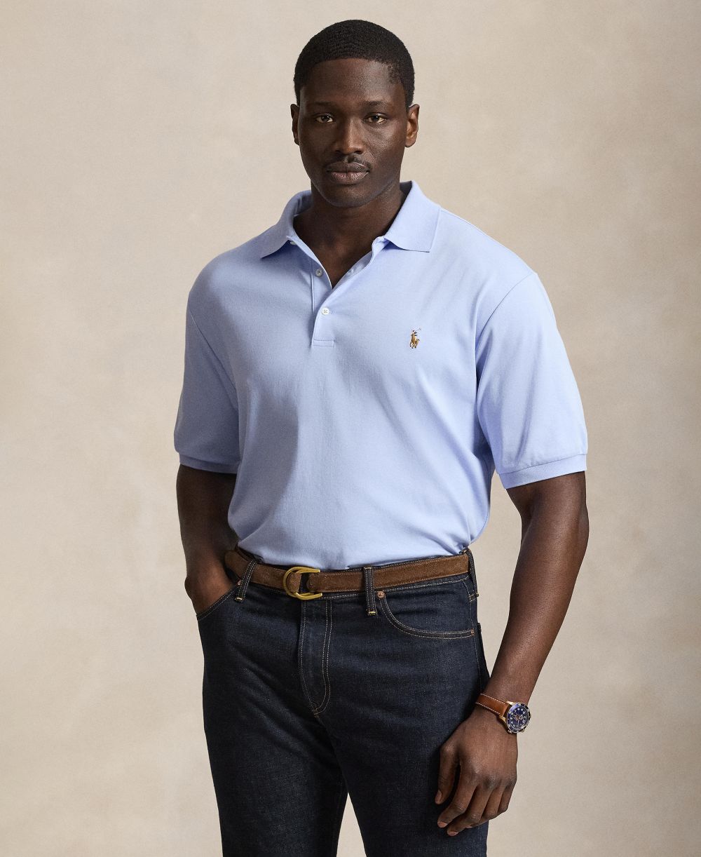 Men's Big & Tall Solid Polo Shirt