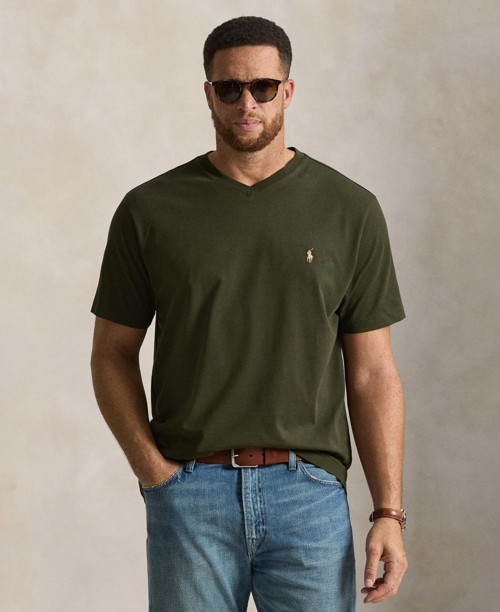 Men's Big & Tall V-Neck T-Shirt