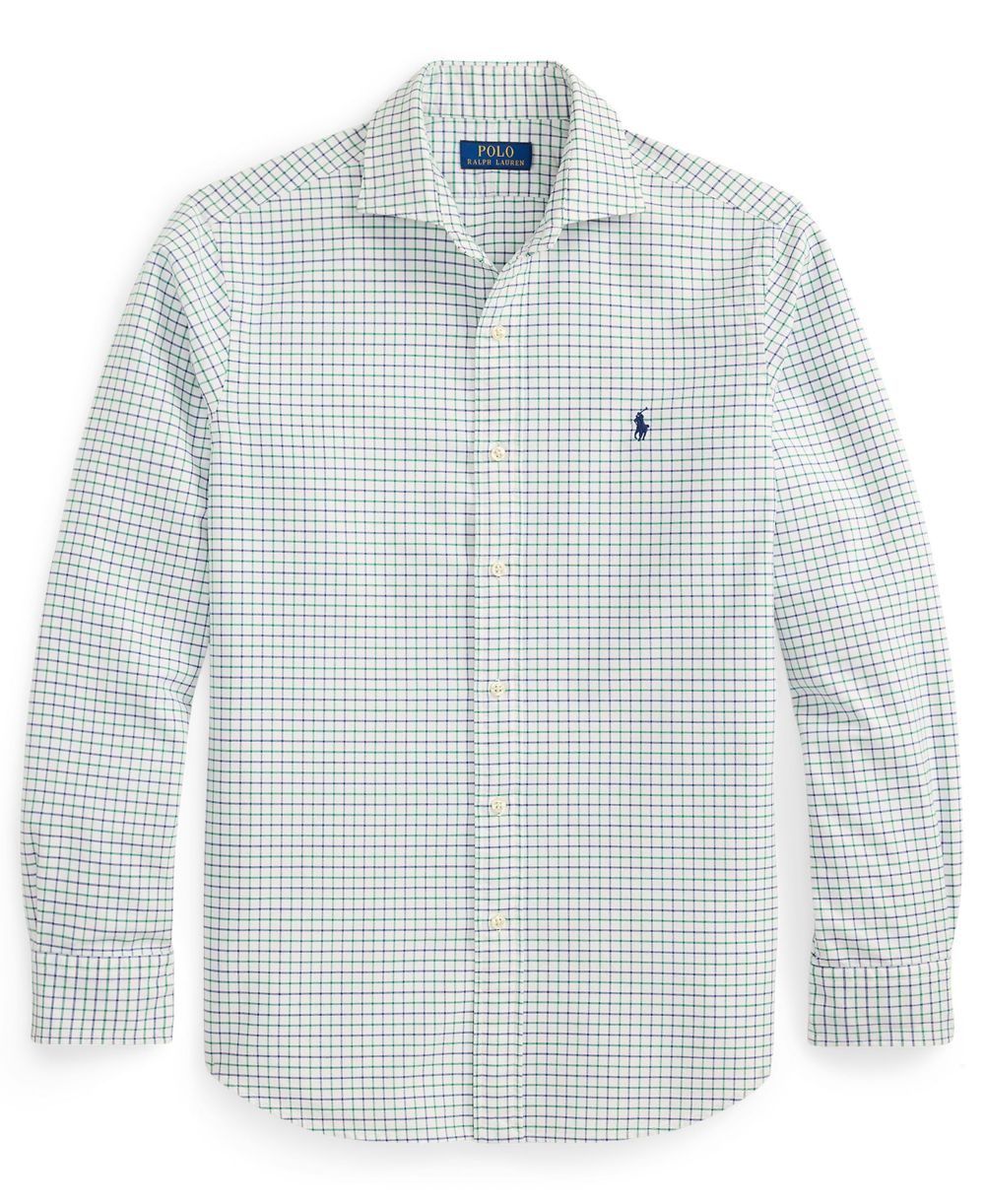 Men's Classic Fit Plaid Brushed Oxford Shirt