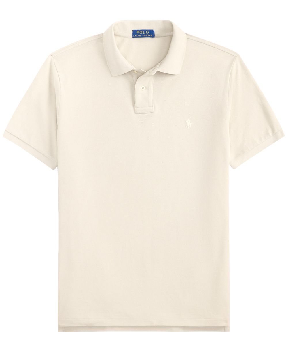 Men's Custom Slim-Fit Mesh Polo Shirt