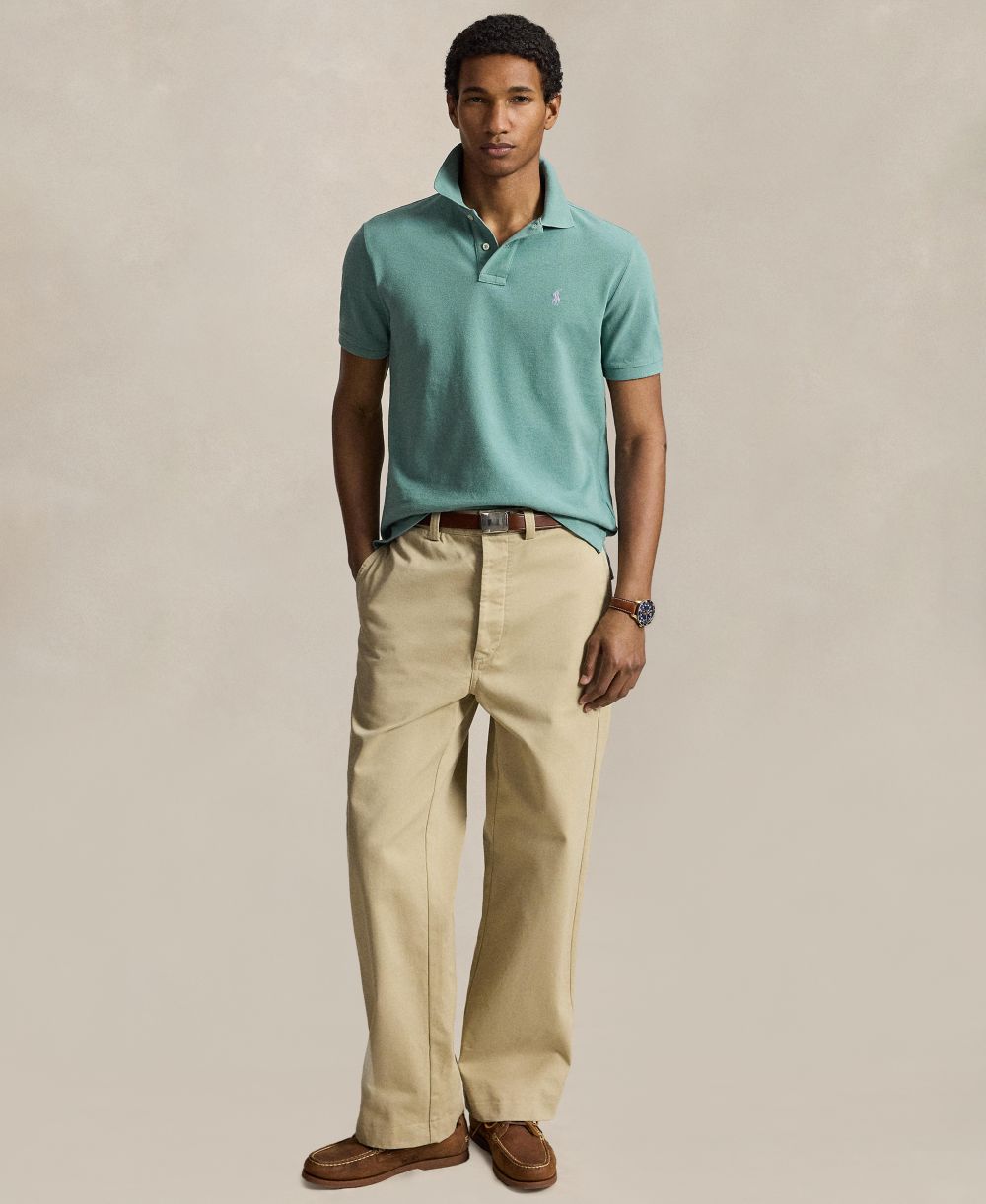 Men's Classic-Fit Mesh Polo Shirt