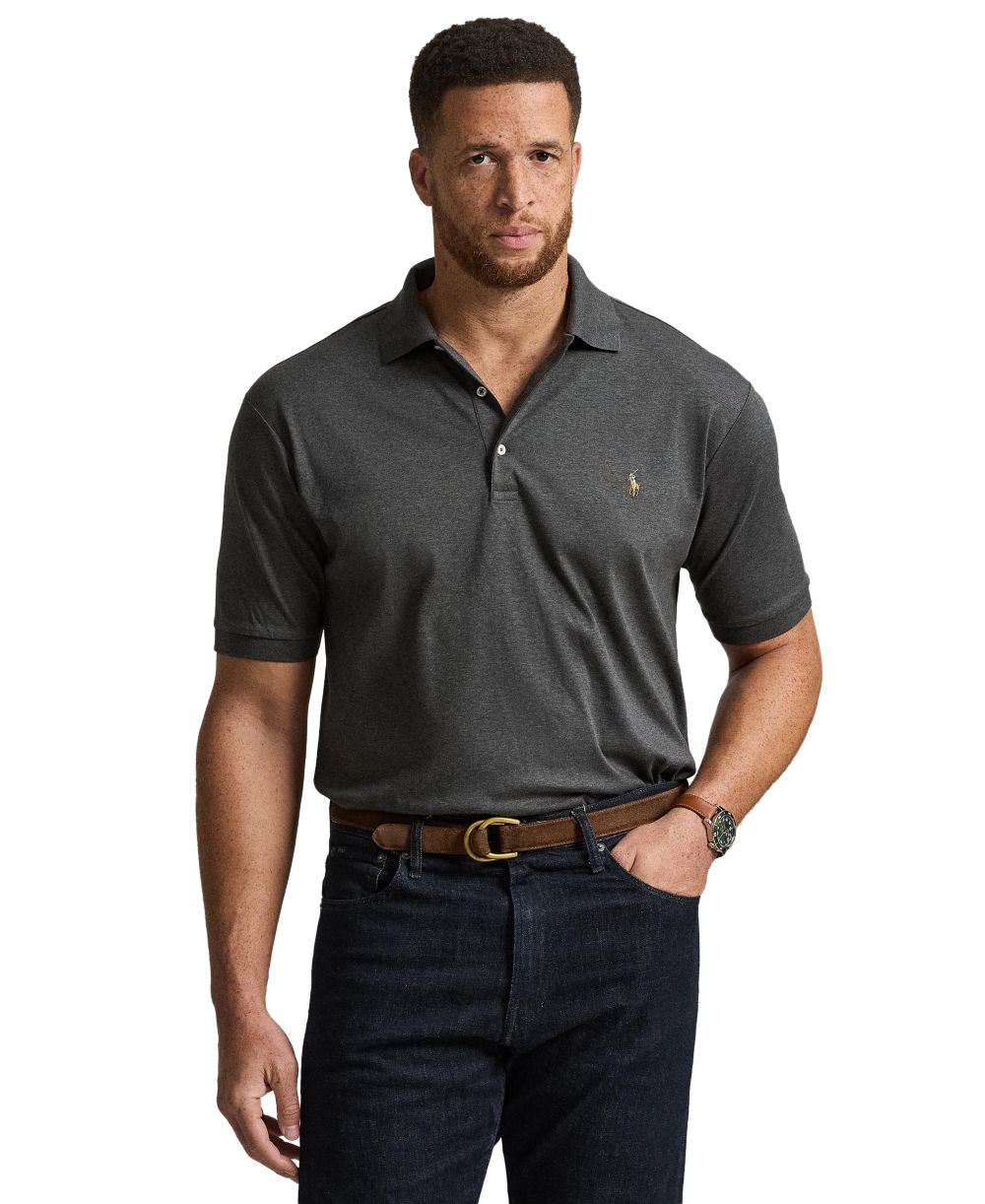 Men's Big & Tall Solid Polo Shirt