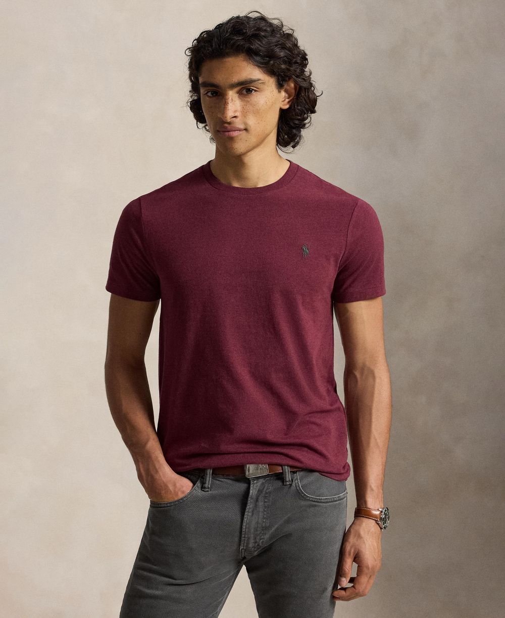 Men's Embroidered Pony Classic-Fit T-Shirt