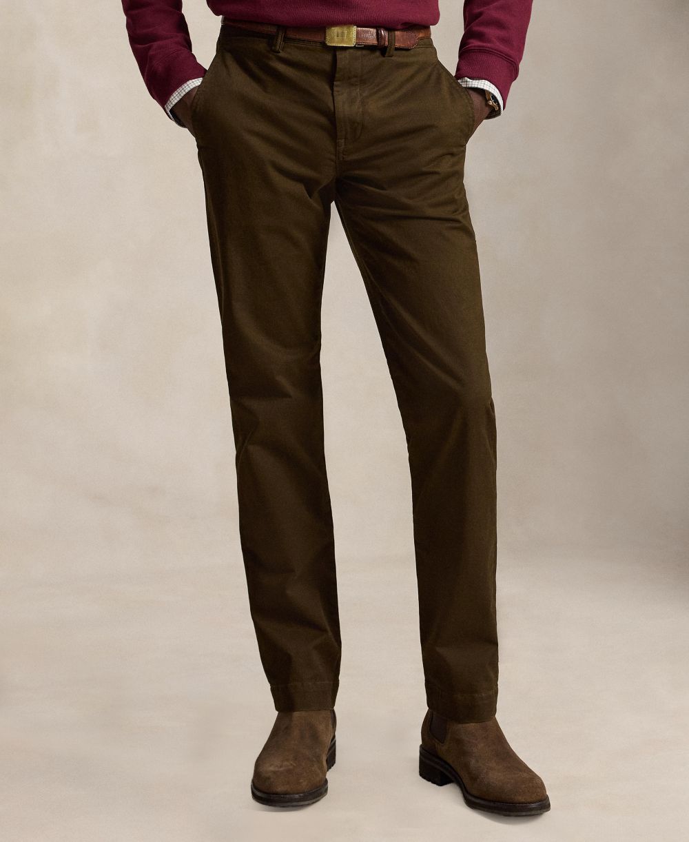 Men's Straight-Fit Stretch Chino Pants