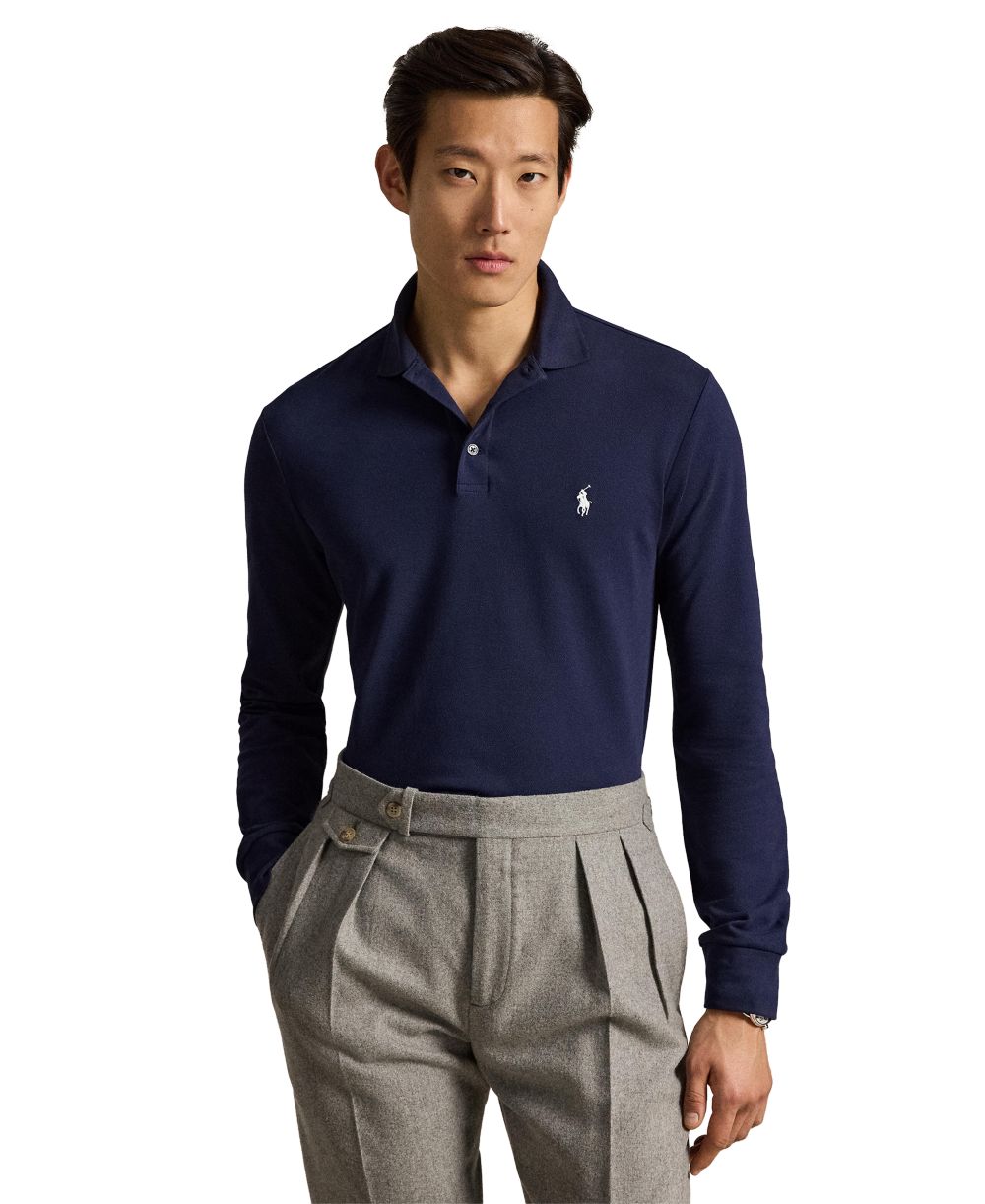 Men's Stretch Mesh Classic-Fit Polo Shirt