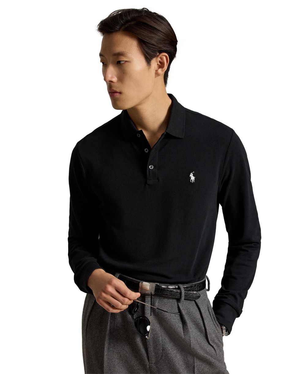 Men's Stretch Mesh Classic-Fit Polo Shirt