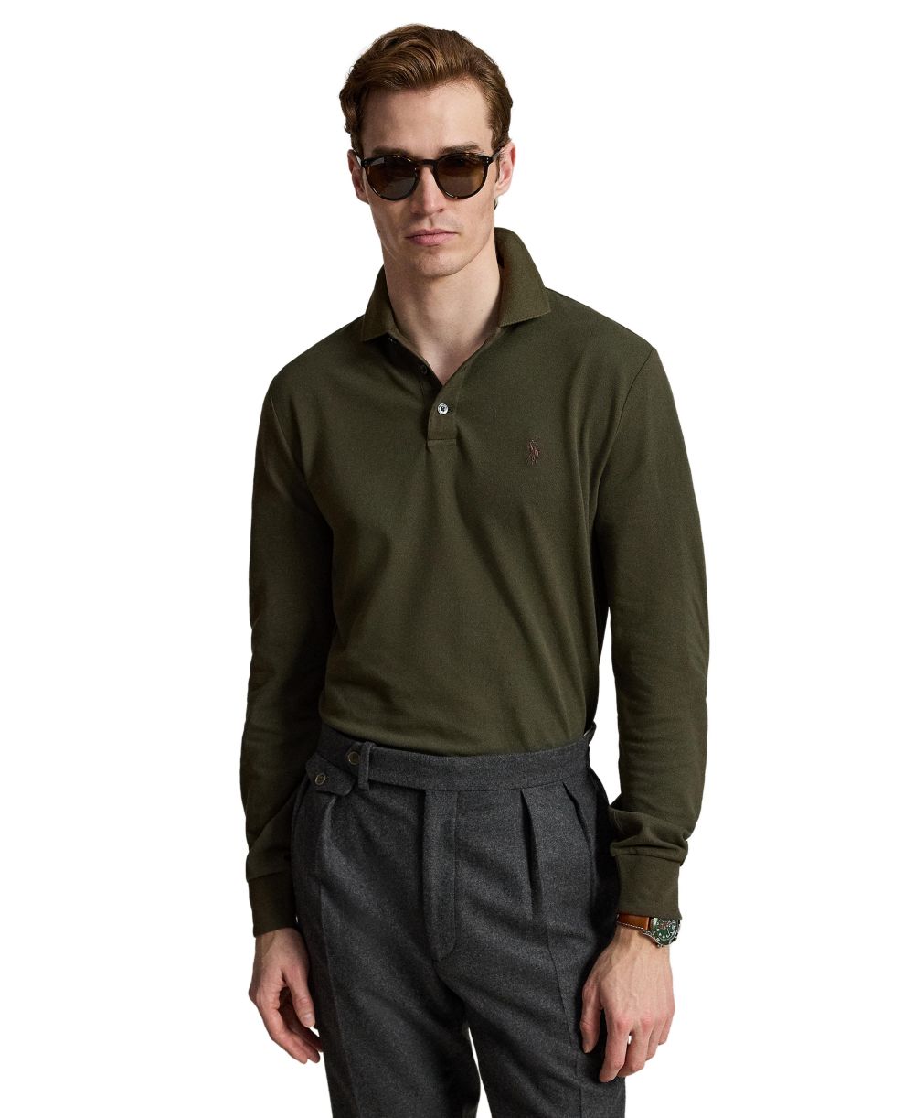 Men's Stretch Mesh Classic-Fit Polo Shirt