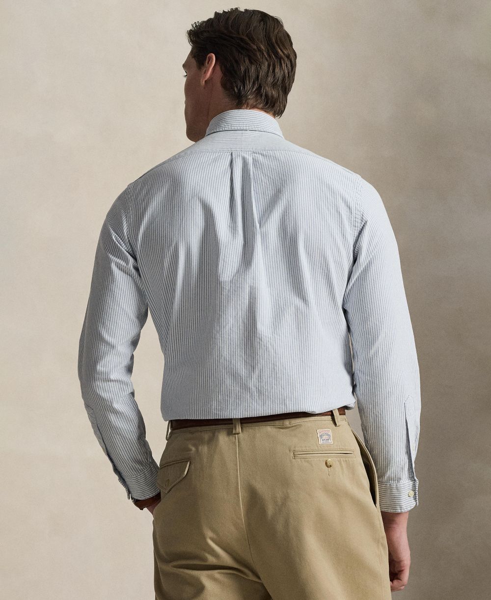 Men's Classic Fit Plaid Brushed Oxford Shirt